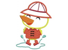 Stickmuster - Plantsch Ente